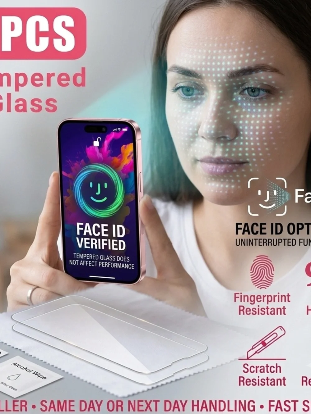 iPhone 15 screen protector 3 pcs